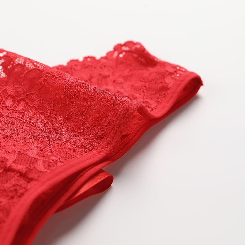 Scarlet Bow Seduction Lace Panties – product view 13
