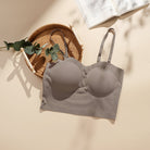 Mauve Everyday Ribbed Wireless Comfort Bra — product view 6