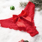Scarlet Bow Seduction Lace Panties – product view 8